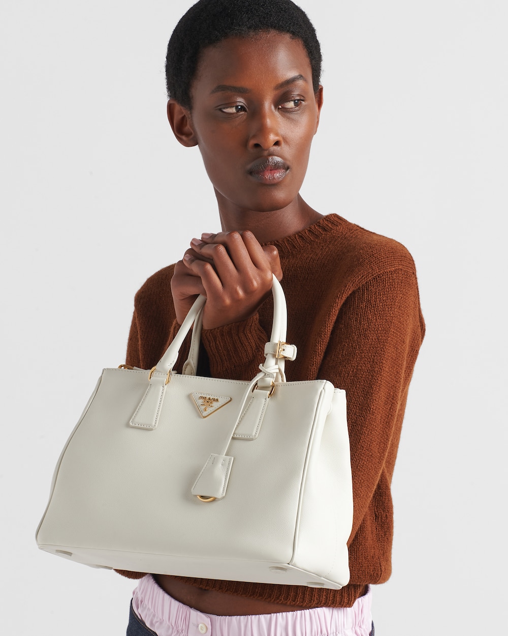 Large Prada Galleria Leather Bag - Image 7